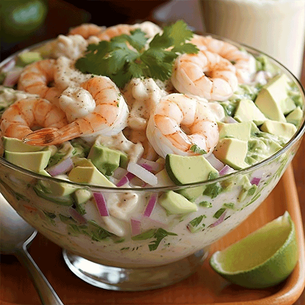 Avocado and Shrimp Ceviche Salad